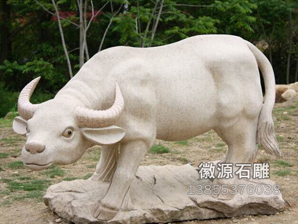 石雕動(dòng)物（牛）-33