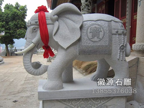 石雕動(dòng)物（大象）-29